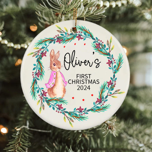 Baby Girl First Christmas Ornaments