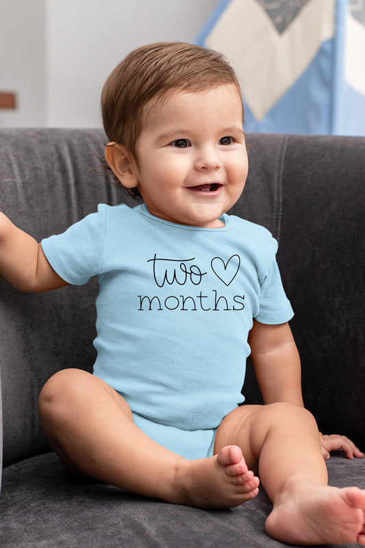 Two Months baby onesie