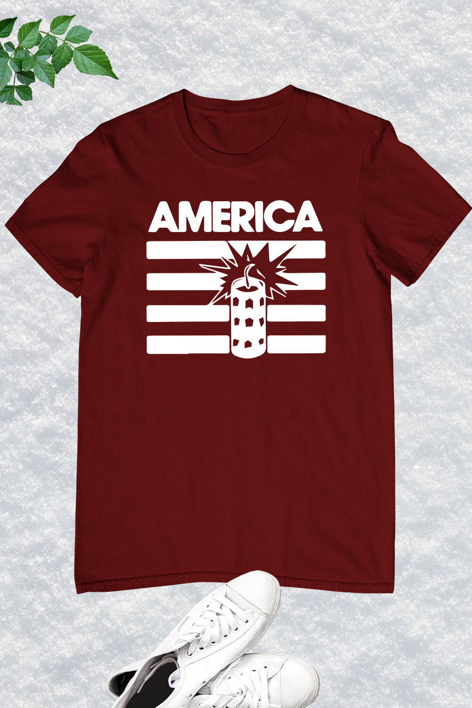 America Firework 4th Of July Flag Shirt