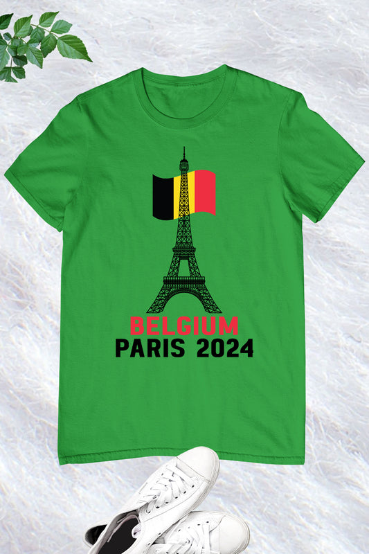 Belgium Olympics Supporter Paris 2024 T Shirt