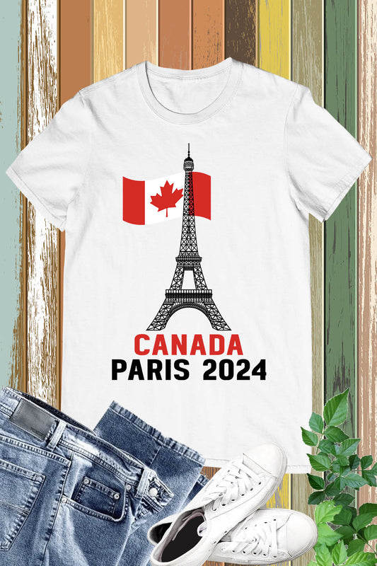 Canada Olympics Supporter Paris 2024 T Shirt