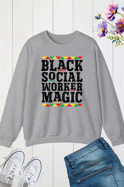 Black Social Worker Sweatshirt