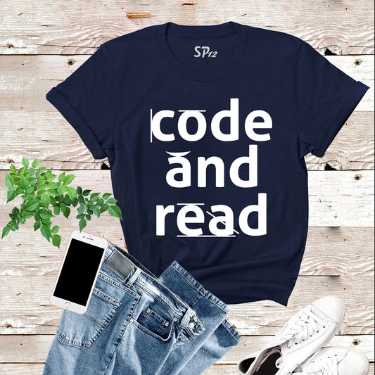 Code and Read Dyslexia Awareness T Shirt