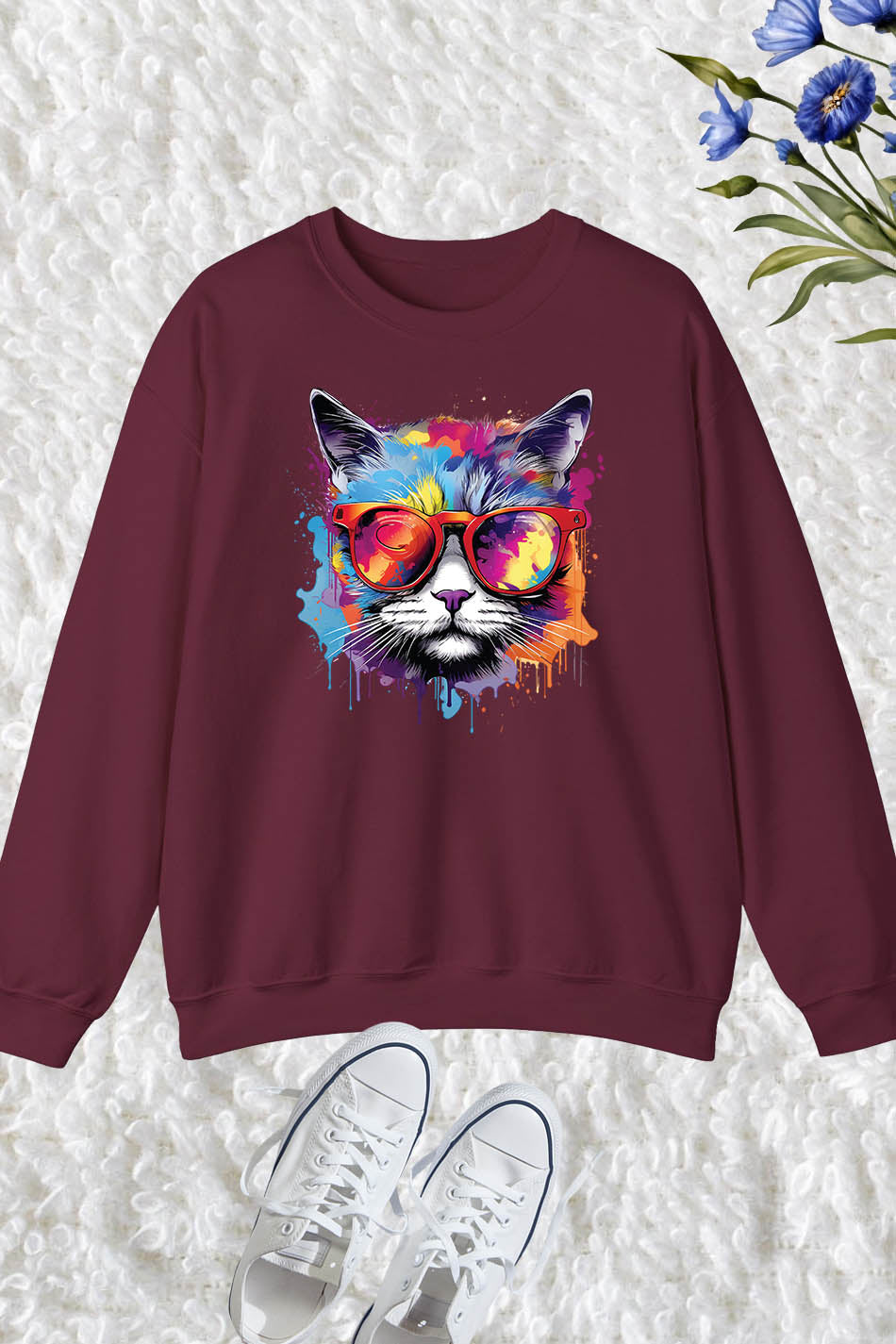 Cool Cat Kitten Sweatshirt
