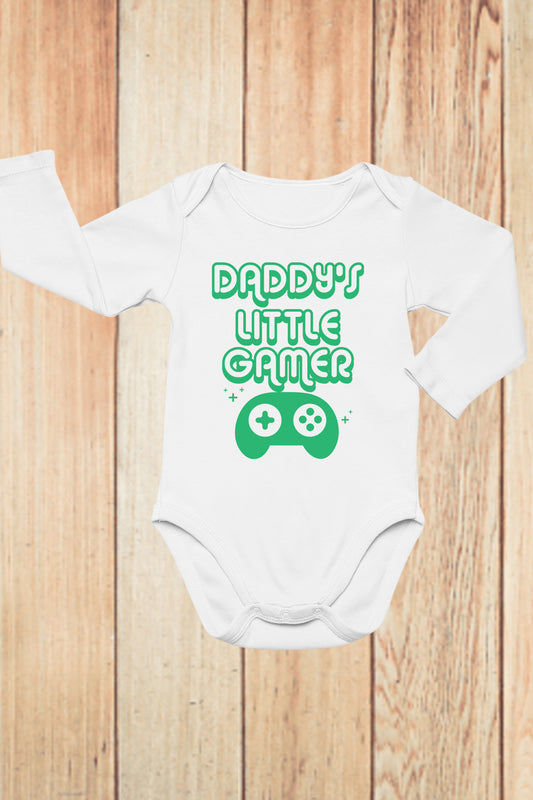 Daddy's Little Gamer Baby Bodysuit