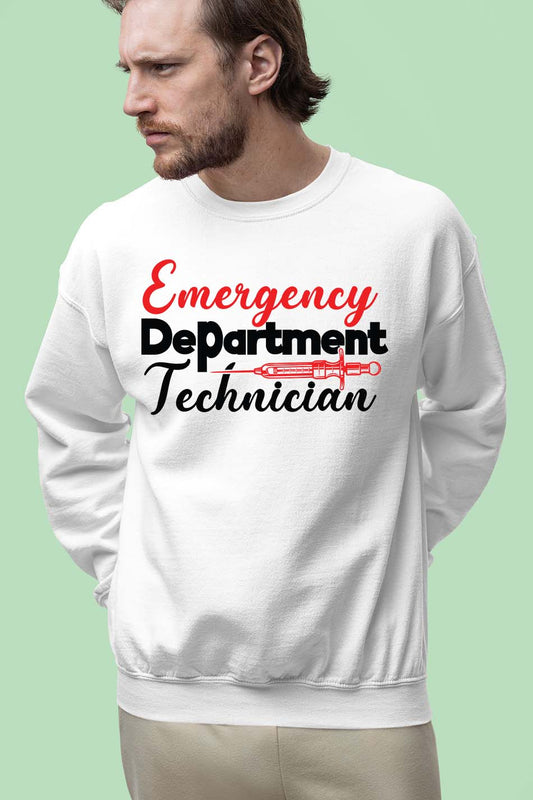 Emergency Department Technician Doctor Sweatshirt