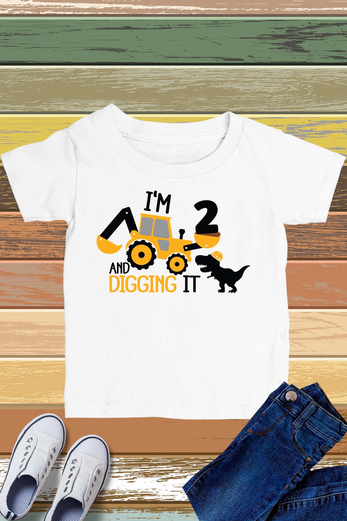 I'm 2 and Digging It Shirts