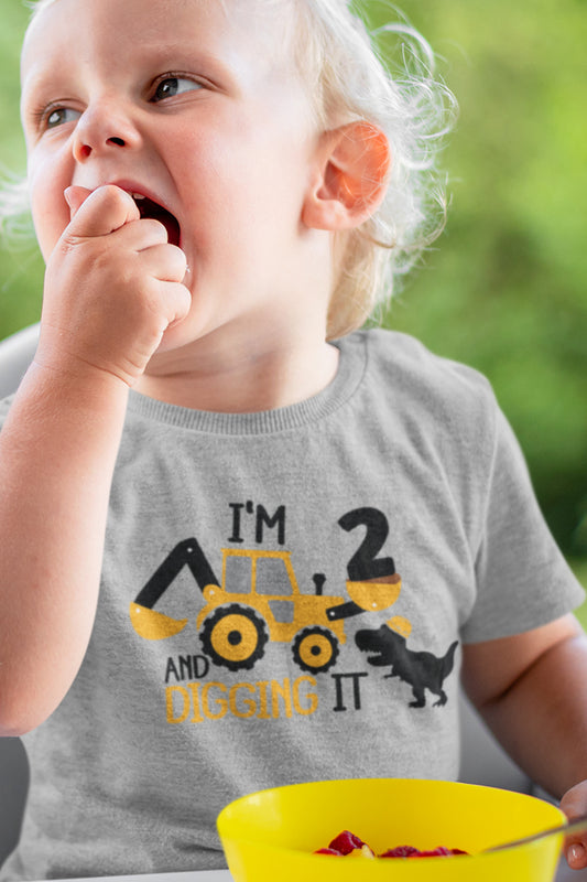 I'm 2 and Digging It Shirts