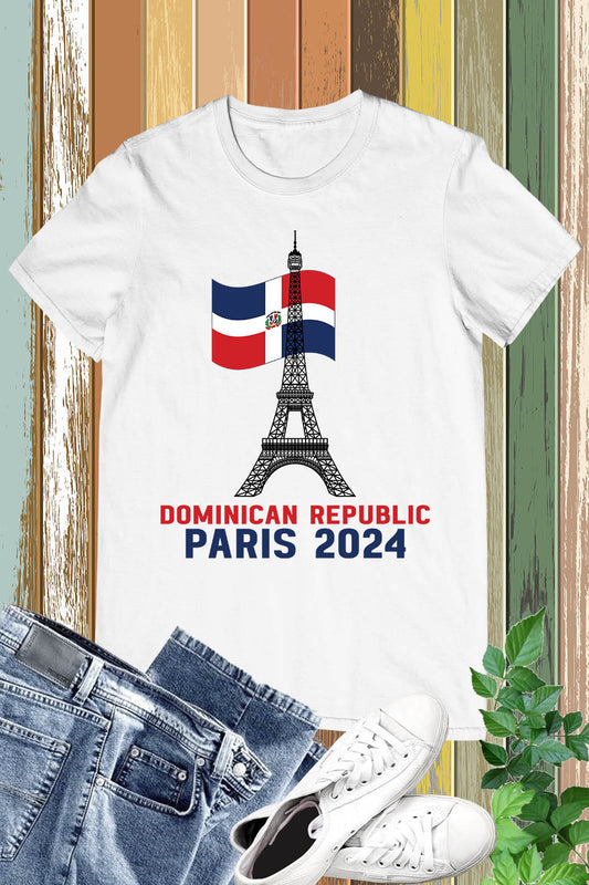 Dominica Republic Olympics Supporter Paris 2024 T Shirt