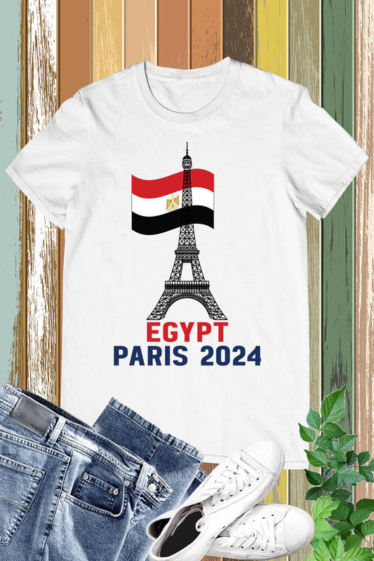 Egypt Olympics Supporter Paris 2024 T Shirt