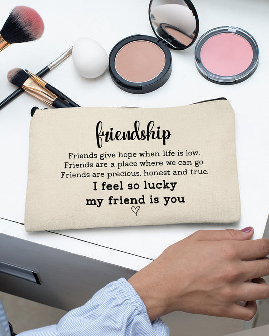 Friendship Makeup Bag For Friend