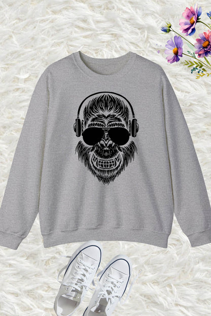 Gorilla Face Sweatshirt