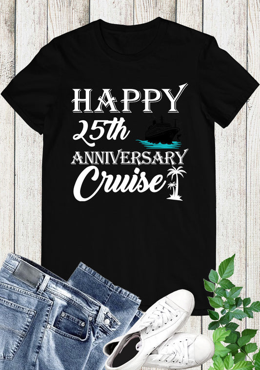 Anniversary Cruise Shirts 25th