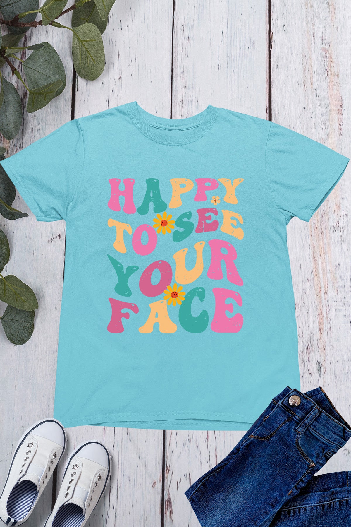 Happy to See Your face School T Shirt