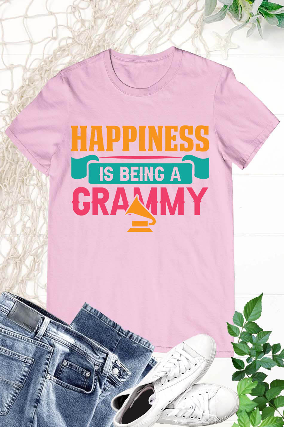Happiness Is Being A Grammy Funny T Shirt