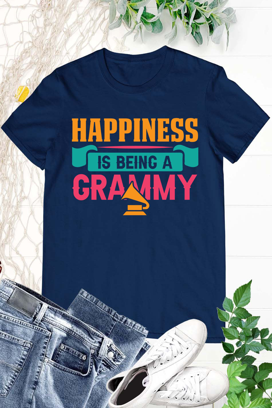 Happiness Is Being A Grammy Funny T Shirt