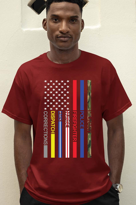 First Responder Tees US Hero Flag T-shirt