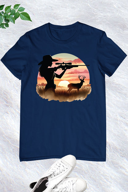 Women Hunting Deer Shirt