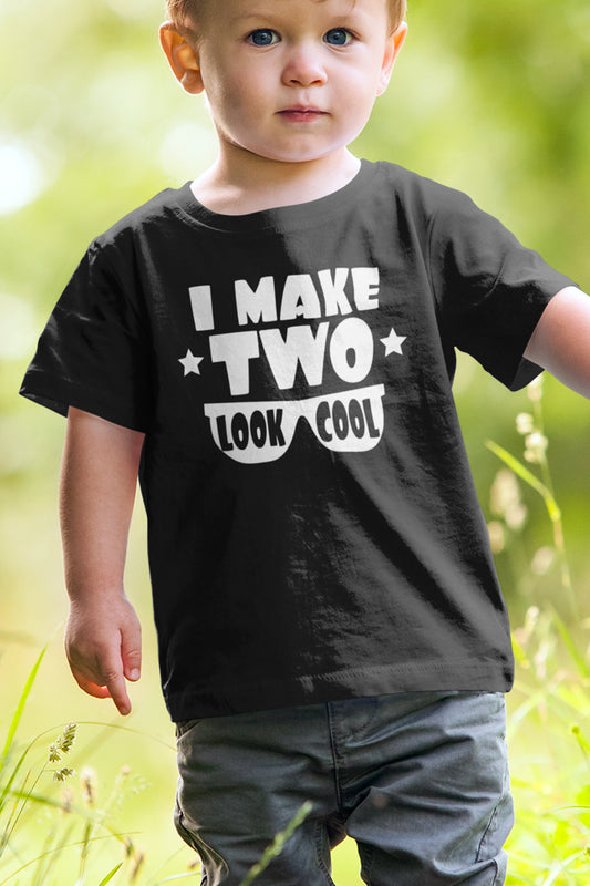 I Make Two Look Cool Birthday T Shirt
