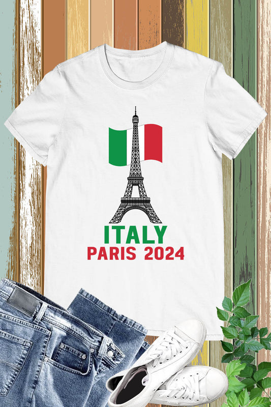 Italy Olympics Supporter Paris 2024 T Shirt