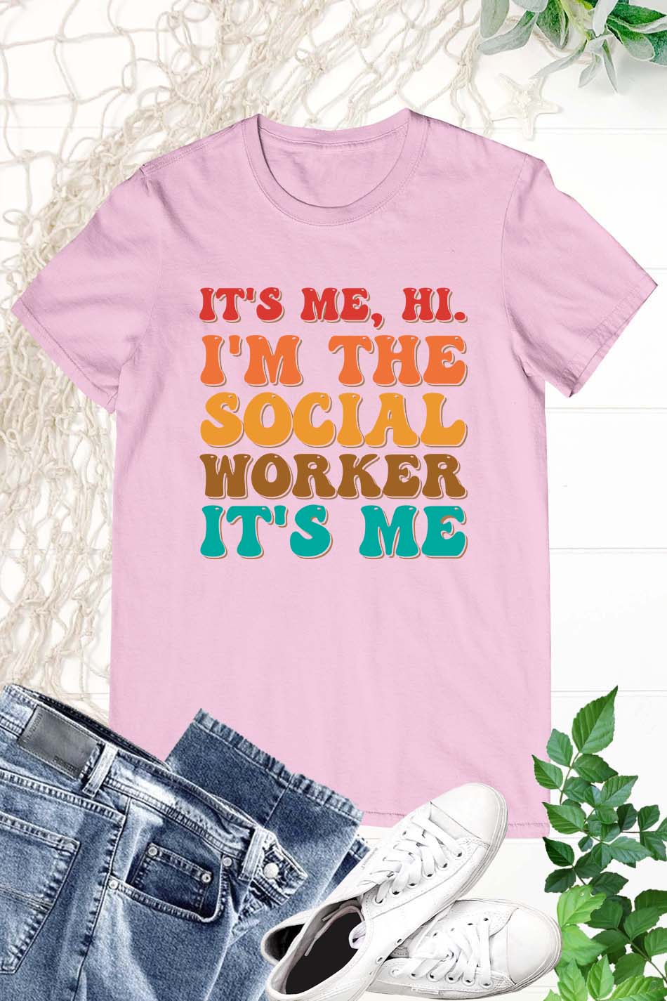 It's Me Hi, I'm the Social Worker It's Me Shirt