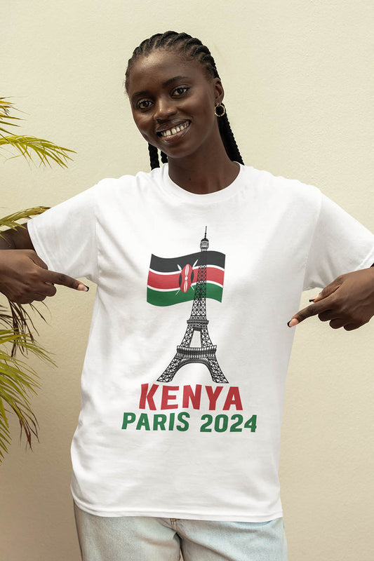 Kenya Olympics Supporter Paris 2024 T Shirt