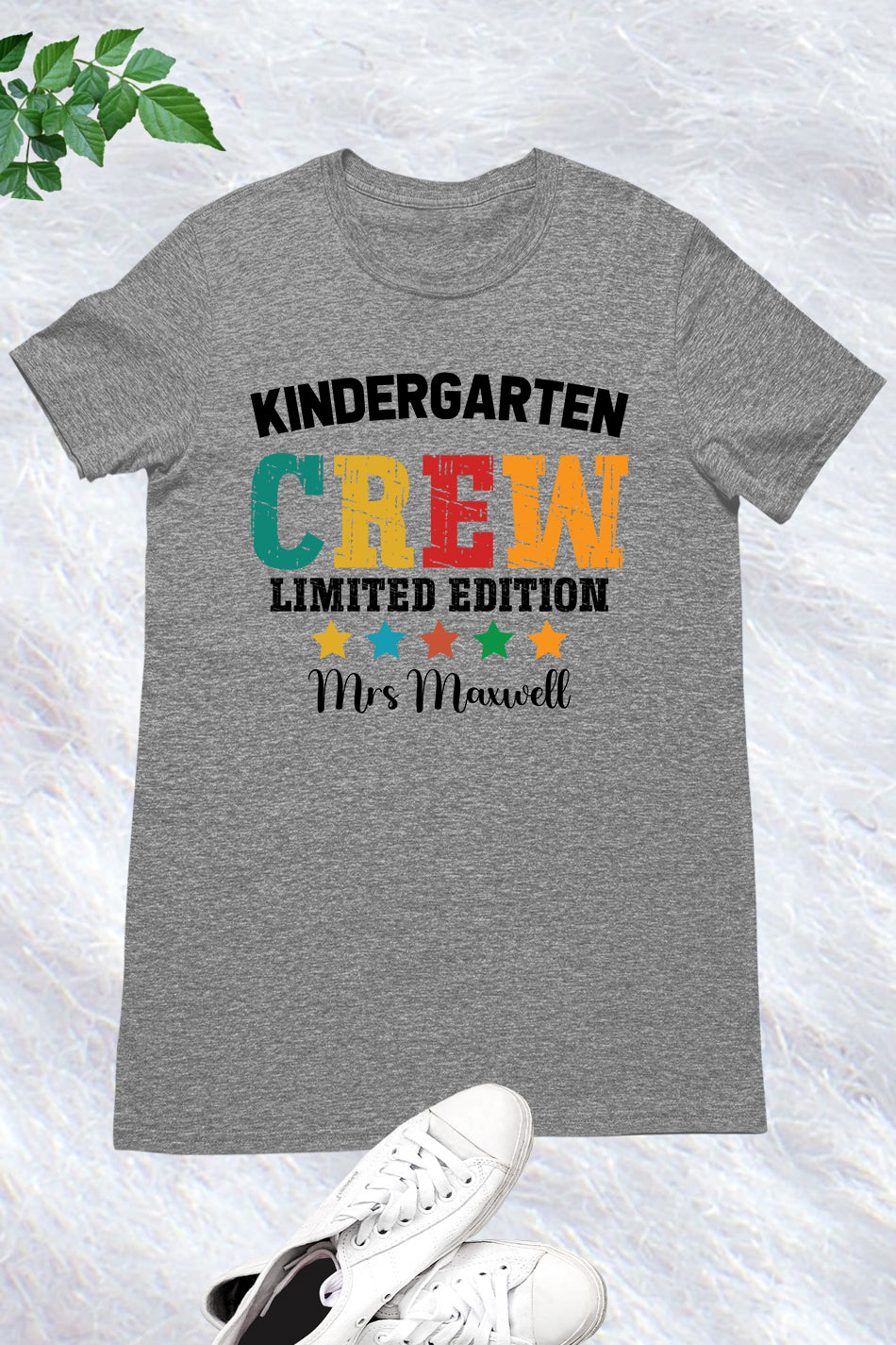 Kindergarten Crew Limited Edition Personalised  Teacher Shirt