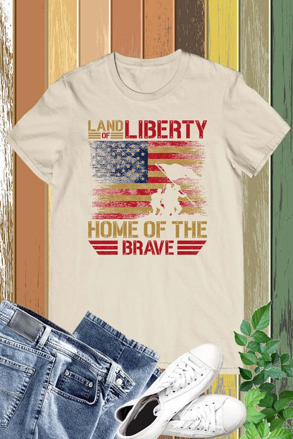 Land of Liberty Home of The Brave Shirts
