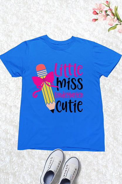 Little Miss Kindergarten Cuties Girl T Shirt