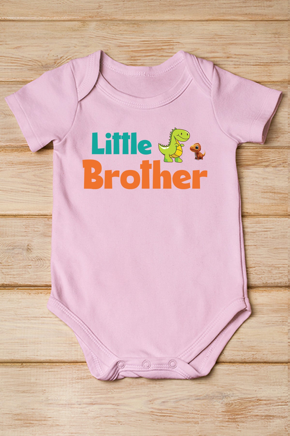 Little Brother Dinosaur Baby Bodysuit