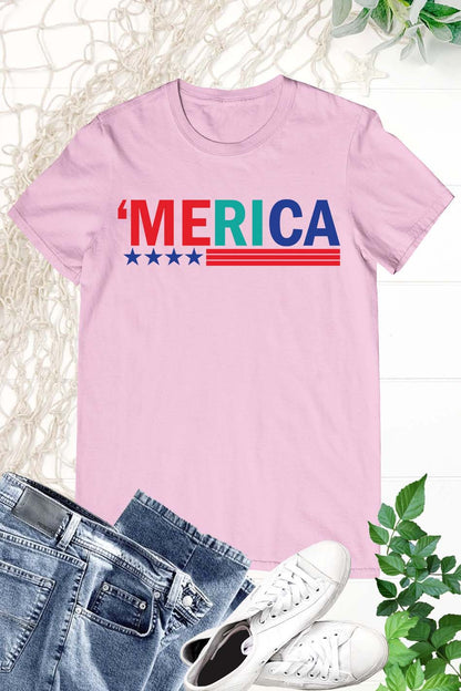 Merica Patriotic 4th Of July Shirt