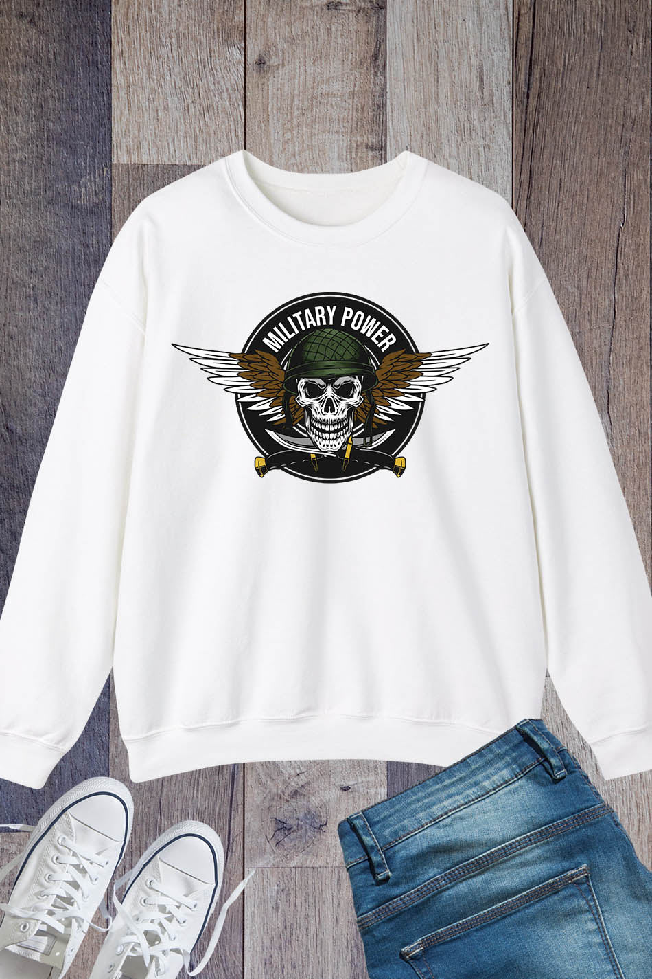Military Power Army Sweatshirt