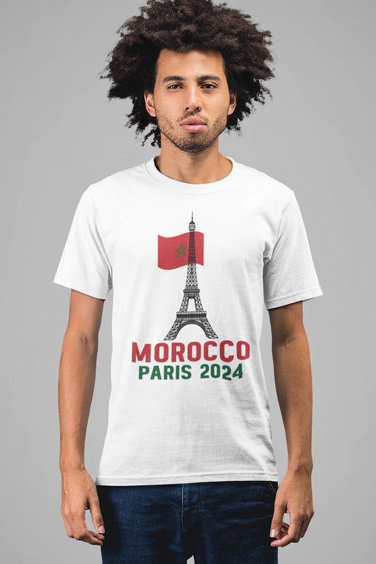 Morocco Olympics Supporter Paris 2024 T Shirt