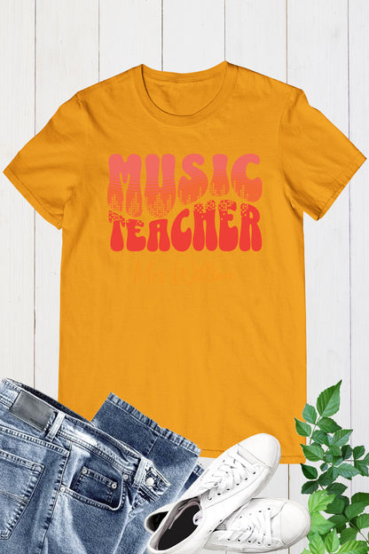 Custom Music Teacher Shirt