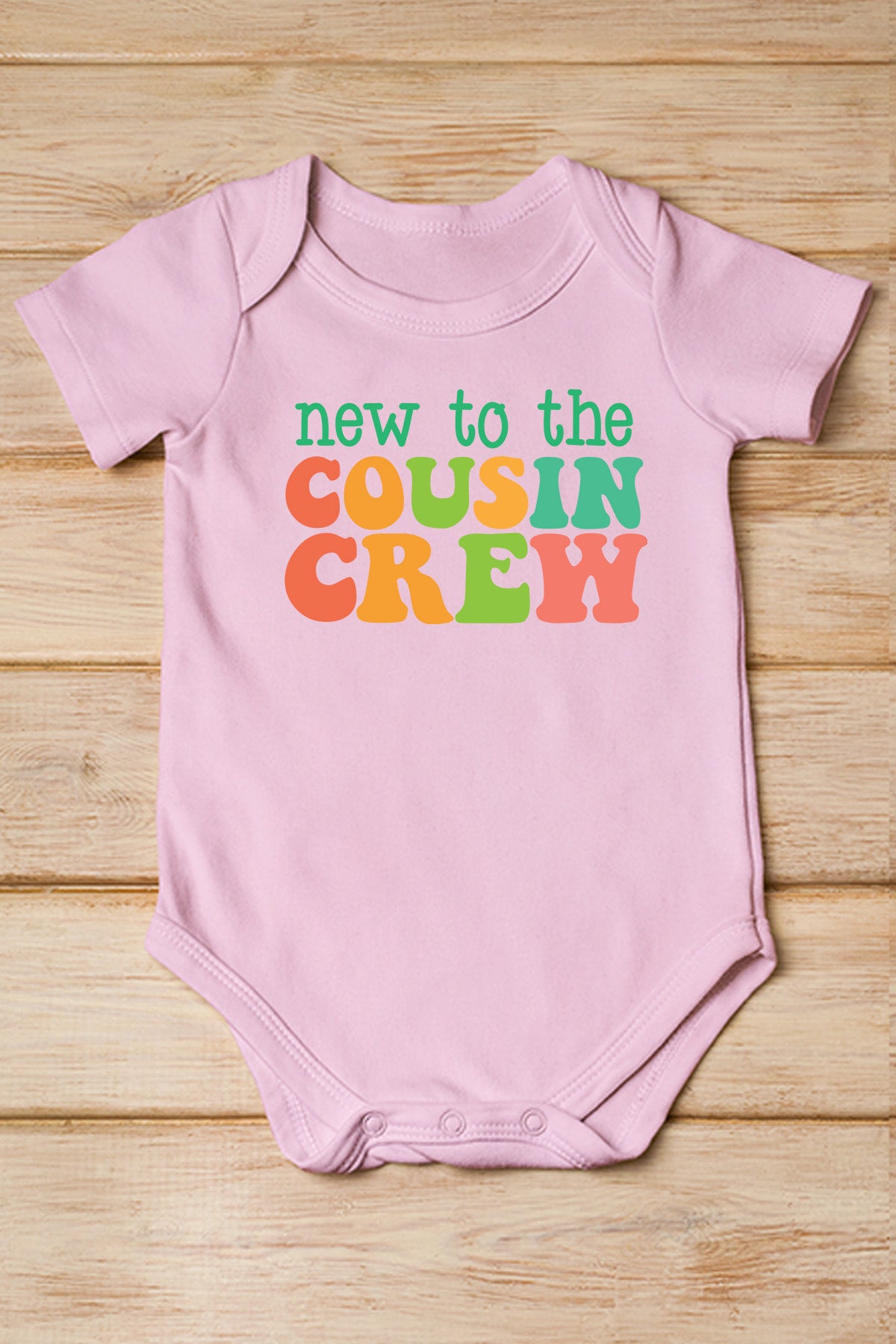 New to The Cousin Crew Retro Baby Bodysuit