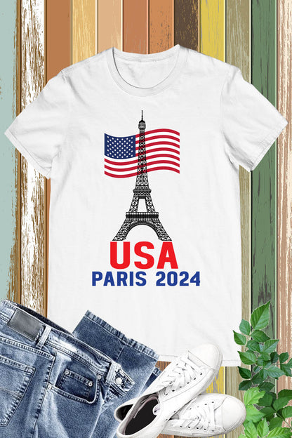 USA Olympics Supporter Paris 2024 T Shirt