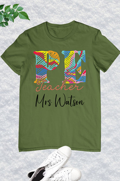 Custom PE Teacher Shirt Physical Education Tees