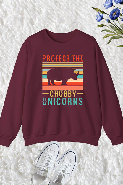 Protect The Chubby Unicorn Sweatshirt