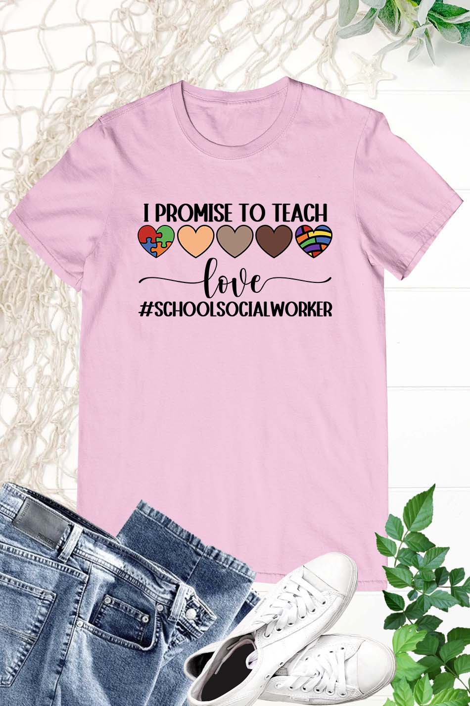 School Social Worker T Shirt
