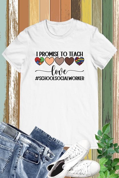 School Social Worker T Shirt