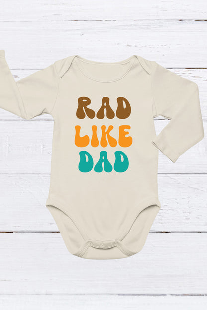 Rad Like Dad Baby Bodysuit