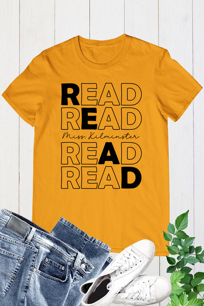 Read Shirt Custom Librarian Tee