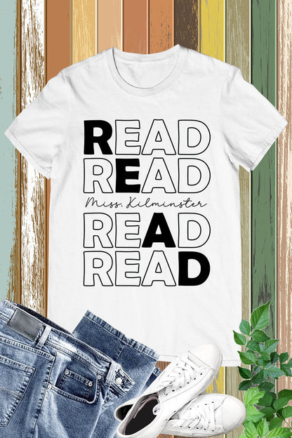 Read Shirt Custom Librarian Tee