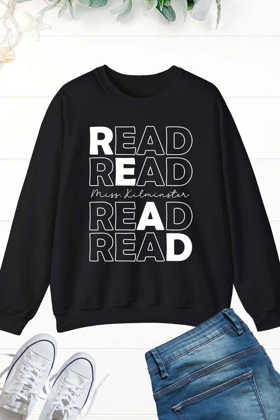 Read Sweatshirt Custom Librarian