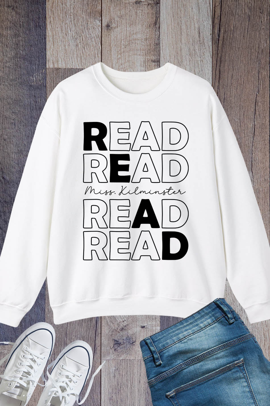 Read Sweatshirt Custom Librarian