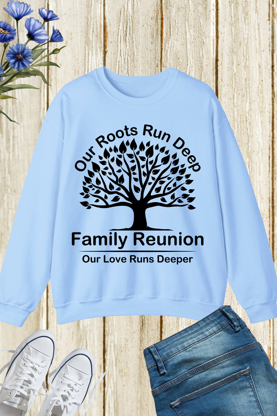 Family Get Together Sweatshirts Family Reunion Tree Root Sweatshirts