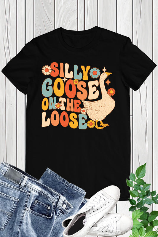 Silly Goose on the Loose Groovy Canada goose shirt