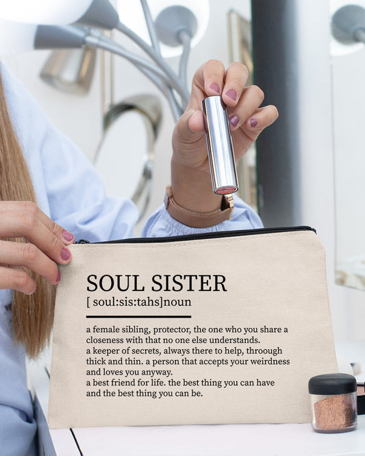 Soul Sister Definition Makeup Bag Gifts