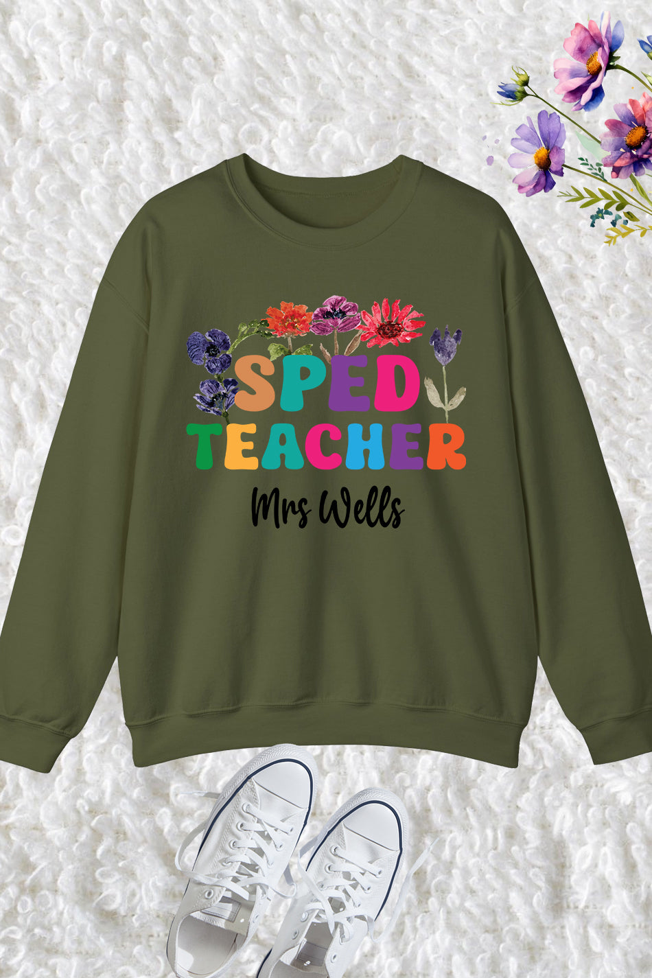 Custom Sped teacher Sweatshirt