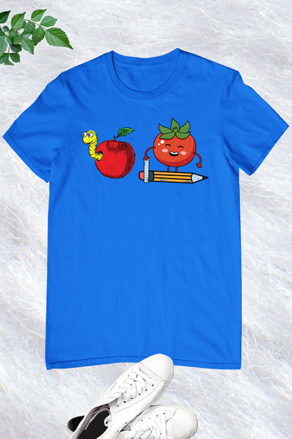 Retro Teacher Apple Shirt